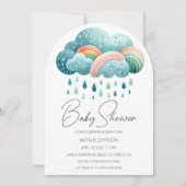 Boho Rainbow Baby shower Kaart (Voorkant)