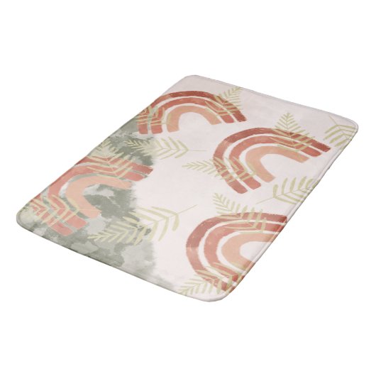 Boho Rainbow Badmat (Gekanteld)