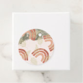 Boho Rainbow Bedankjes Labels (In situ)