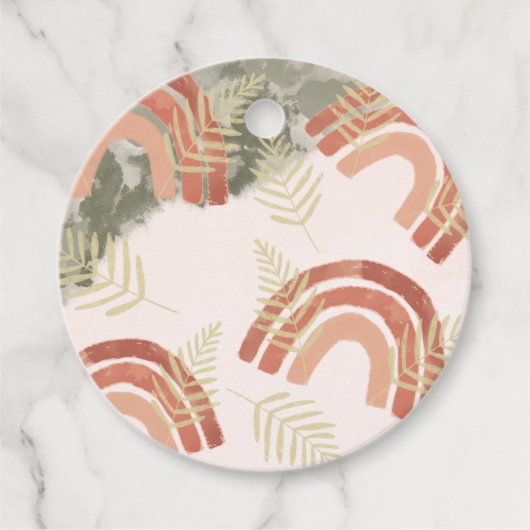 Boho Rainbow Bedankjes Labels (Voorkant)