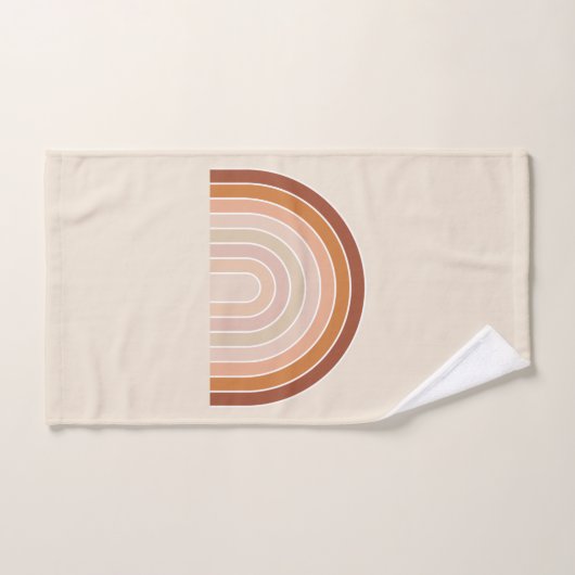 Boho Rainbow Beige Terracotta (Serviette à main)