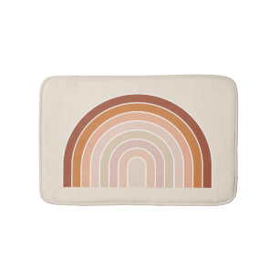 Boho Rainbow Beige Terracotta Badmat