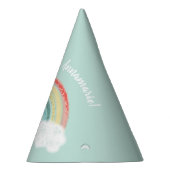 Boho Rainbow Birthday Party Kinder Feesthoedjes (Rechts)