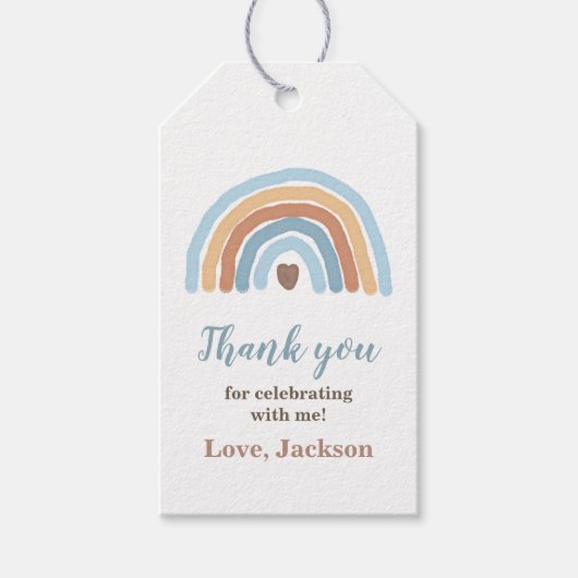 Boho Rainbow Cadeaulabel (Voorkant)