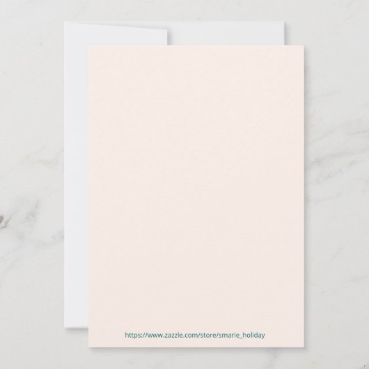 Boho Rainbow Christmas Party Invitation (Dos)