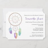 Boho Rainbow Dreamweaver Baby shower Uitnodiging (Voorkant)