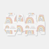 Boho Rainbow Favor Box Verjaardagsfeestje Bedankdoosjes (Uitgevouwen)
