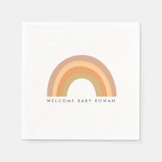 Boho Rainbow feest of baby shower bord Servet