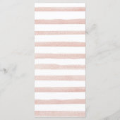 Boho Rainbow is geen nederige verjaardag. Menu (Achterkant)