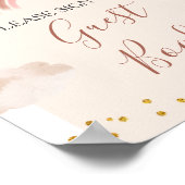 Boho Rainbow is niet haar prachtige gastenboek Poster (Hoek)