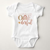 Boho Rainbow Is ze niet oderful Bodysuit (Voorkant)