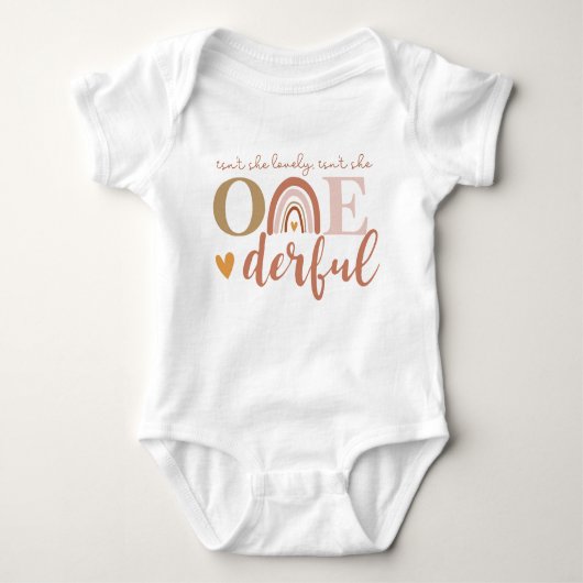 Boho Rainbow Is ze niet oderful Bodysuit (Voorkant)