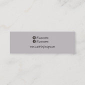 Boho Rainbow Jewelry Display Visitekaartje (Achterkant)