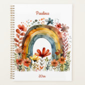 Boho Rainbow Maandelijks Planner (Voorkant)