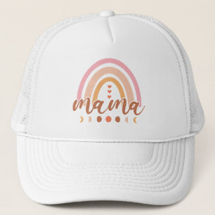 Boho Rainbow Mama met maanfasen Trucker Pet