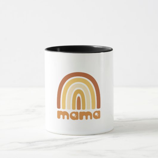 Boho Rainbow Mama Mug Mok (Midden)