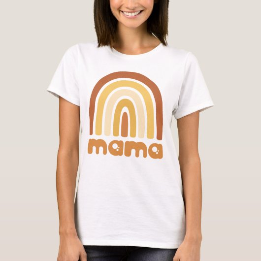 Boho Rainbow Mama Tshirt (Devant)
