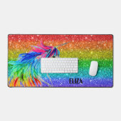 Boho Rainbow mignonne Parties scintillant filles U (Clavier et souris)