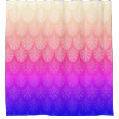 Boho Rainbow Motif rideau de douche (Devant)