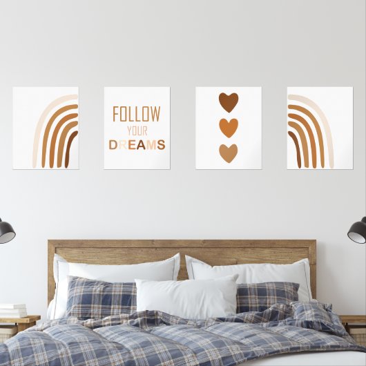 Boho Rainbow Motivational citations Classroom Deco (Chambre à coucher)