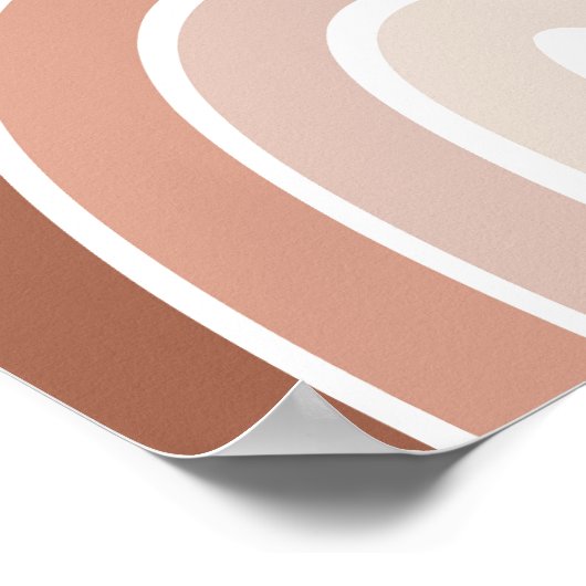 Boho Rainbow Neutral Nursery Poster (Hoek)