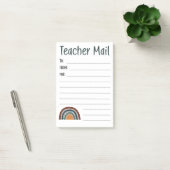 Boho Rainbow Notes van leraar (Kantoor)