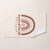 Boho Rainbow OT - Cadeaux d'ergothérapeute (Serviette à main)