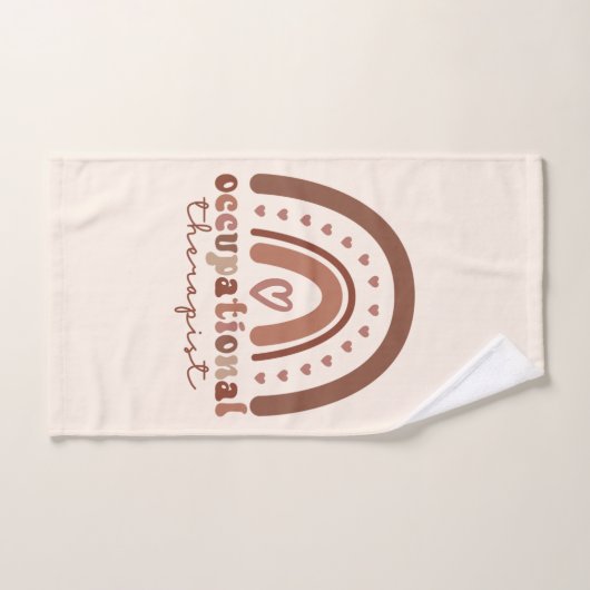 Boho Rainbow OT - Cadeaux d'ergothérapeute (Serviette à main)