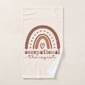 Boho Rainbow OT - Cadeaux d'ergothérapeute (Serviette à main)
