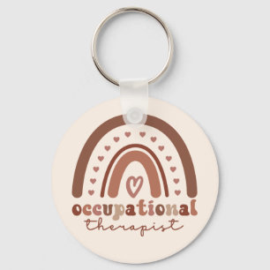 Boho Rainbow OT Occupational Therapist Gifts Sleutelhanger