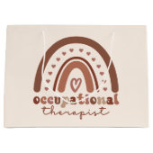 Boho Rainbow OT Occupational Therapist Groot Cadeauzakje (Voorkant)