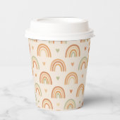 Boho Rainbow Paper Cup Papieren Bekers (Voorkant)