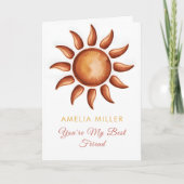 Boho Rainbow Party Kaart (Voorkant)