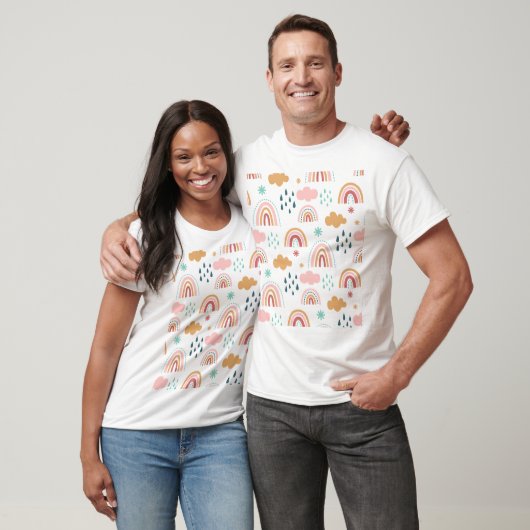 Boho Rainbow Pattern T-shirt (Unisex)