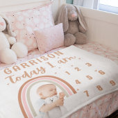 Boho Rainbow Schattigee Baby Foto kinderwagen gepe Fleece Deken