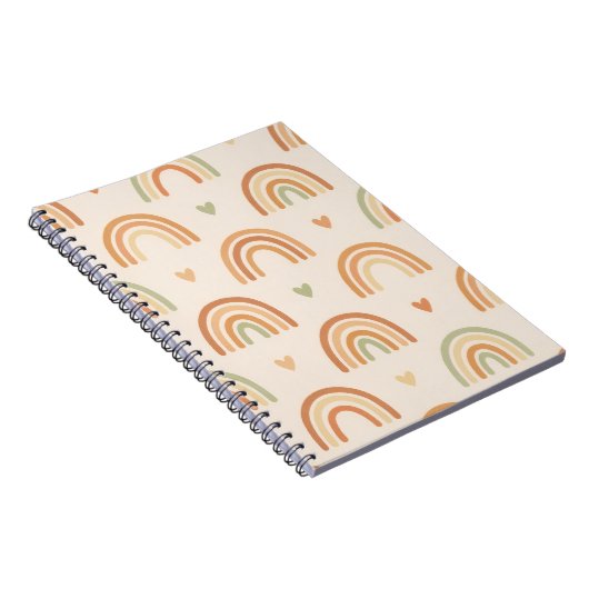 Boho Rainbow Spiral Notebook Notitieboek (Rechterzijde)