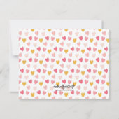 Boho Rainbow Stationery Note Card Notitiekaartje (Achterkant)