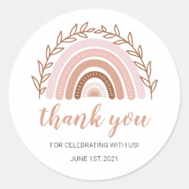 Boho Rainbow-Stickers, Birthday | STICKERS