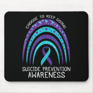 Boho Rainbow Suicide Awareness Mental Health Muismat