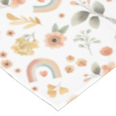 Boho Rainbow Tafelkleed – Waterverf Patroon Partij (Gekanteld)