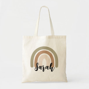 Boho Rainbow Tote Bag