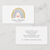 Boho Rainbow Visitekaartje (Voorkant / Achterkant)