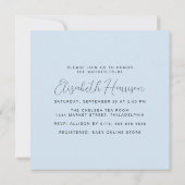 Boho Rainbow Waterverf Baby Boy Shower Kaart (Achterkant)