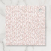 Boho Rainbow Waterverf Script Baby shower Bedankjes Labels (Achterkant)