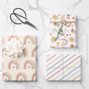 Boho Rainbow Wrapping Paper – Aardneutraal water