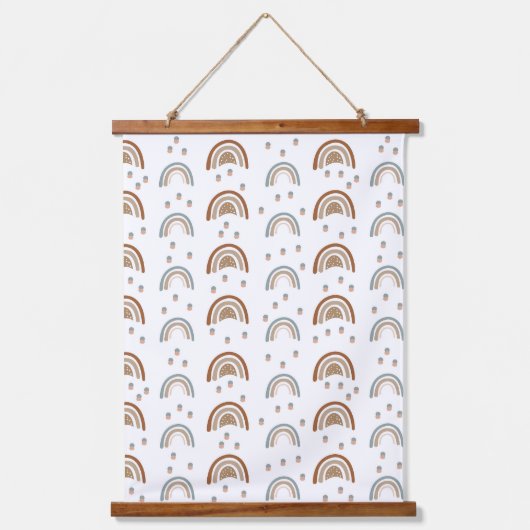Boho Rainbows Nursery Hanging Tapestry Wall Art Hangend Wandkleed (Voorkant 2)