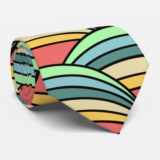 Boho Rainbows Stropdas (Opgerold)