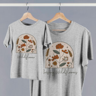 Boho Raising Wildbloemen Mama T-shirt