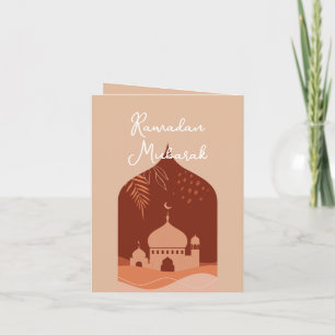 Boho Ramadan Mubarak Kaart