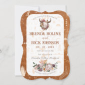 Boho Ranch Faire-part de mariage (Devant)